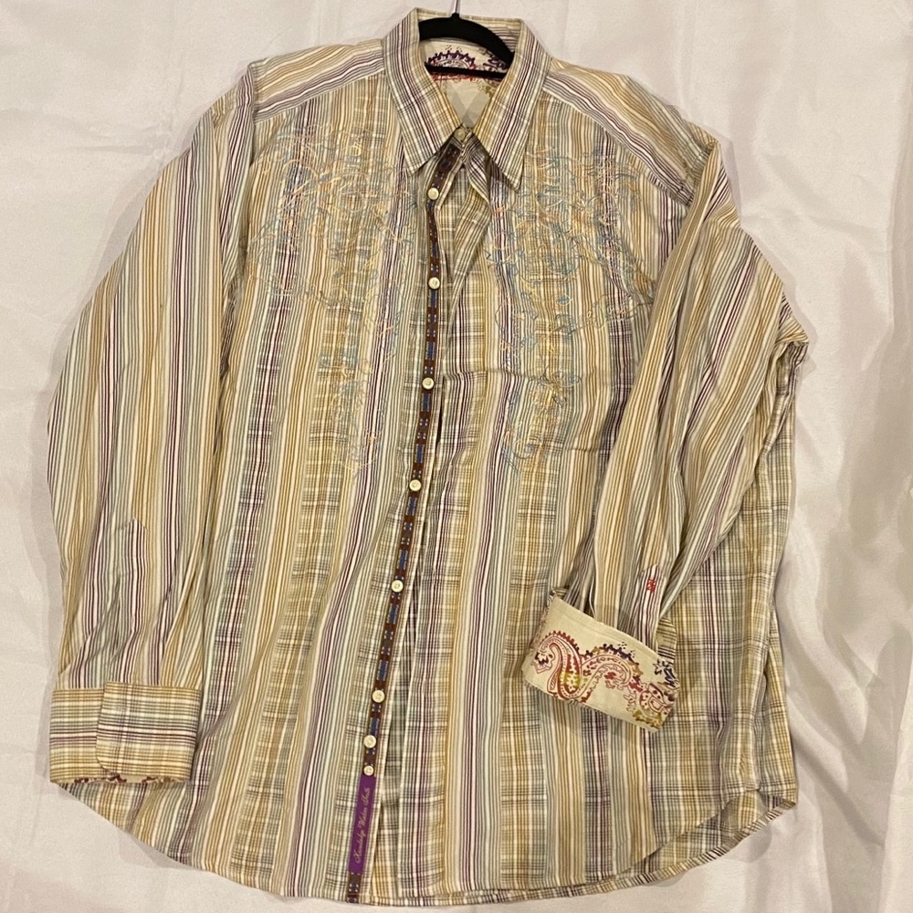 Robert Graham 3xl striped shirt